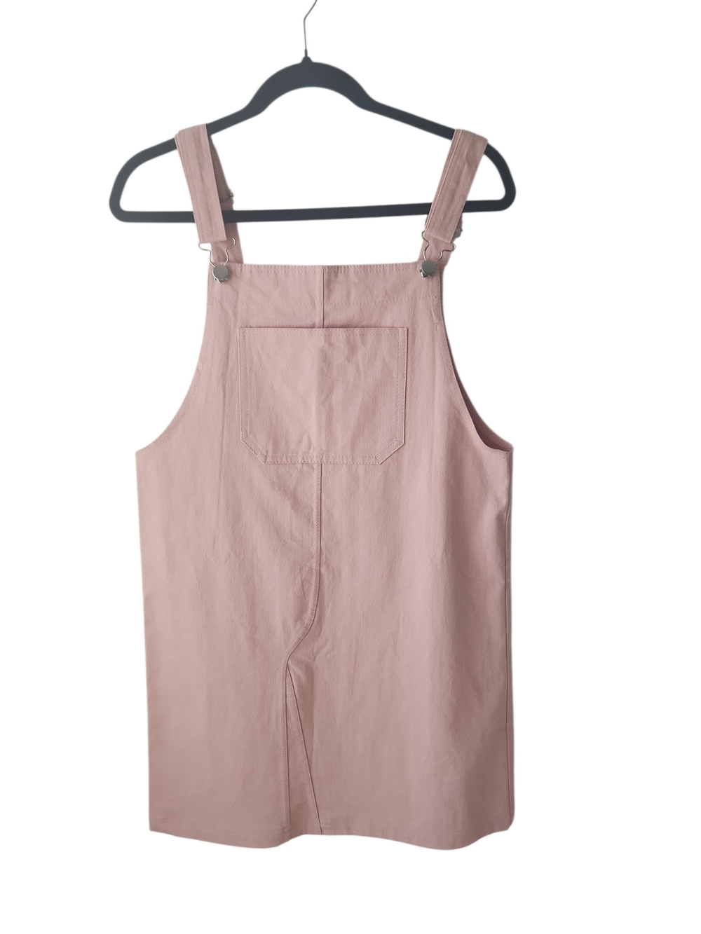 NWOT PerfectPink Barbiecore GenZ Millennial Pinafore Overalls Jumper Dress SizeS